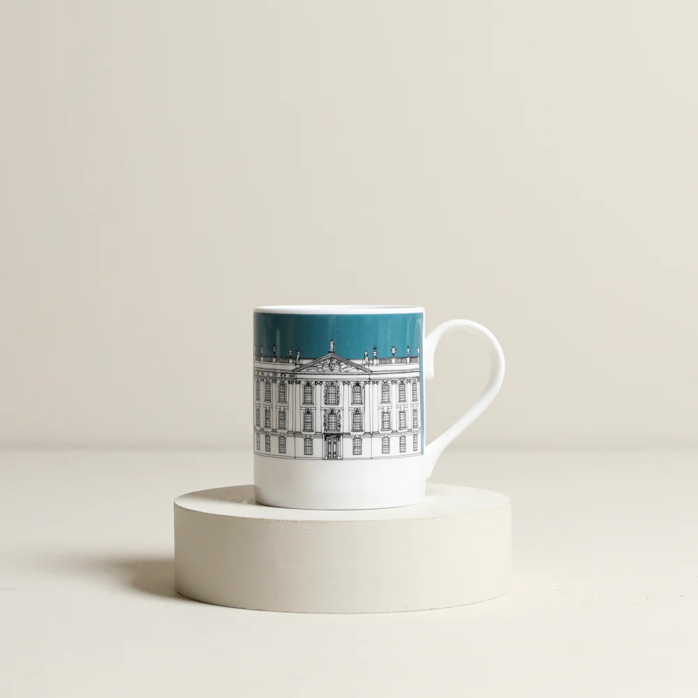 Chatsworth House Mug Blue