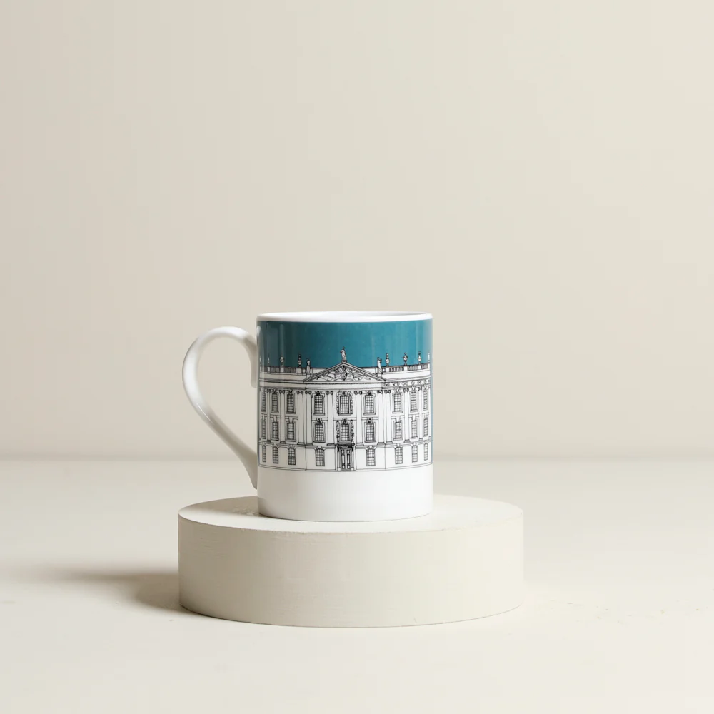 Chatsworth House Mug Blue - Image 2