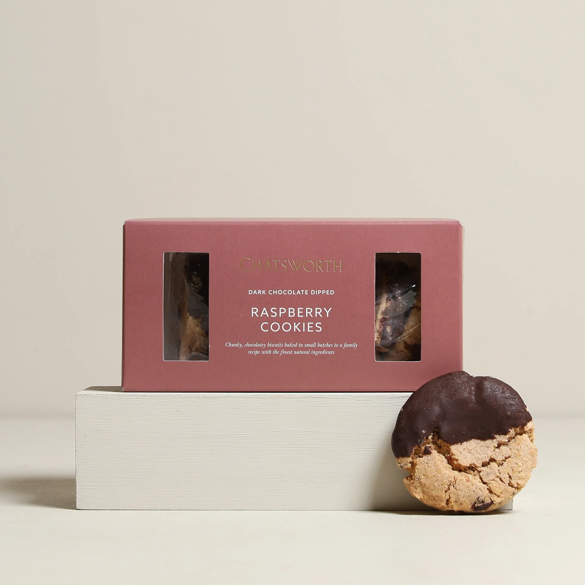 Dark Chocolate Raspberry Cookies