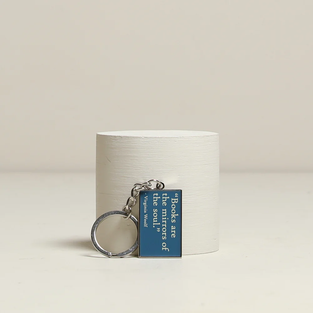 Virginia Woolf Quote Keyring - Image 2