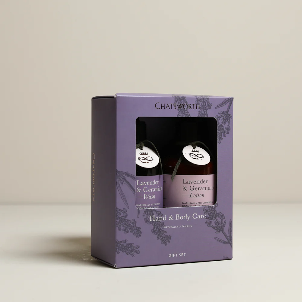 Naturally Cleansing Lavender & Geranium Gift Set - Image 3