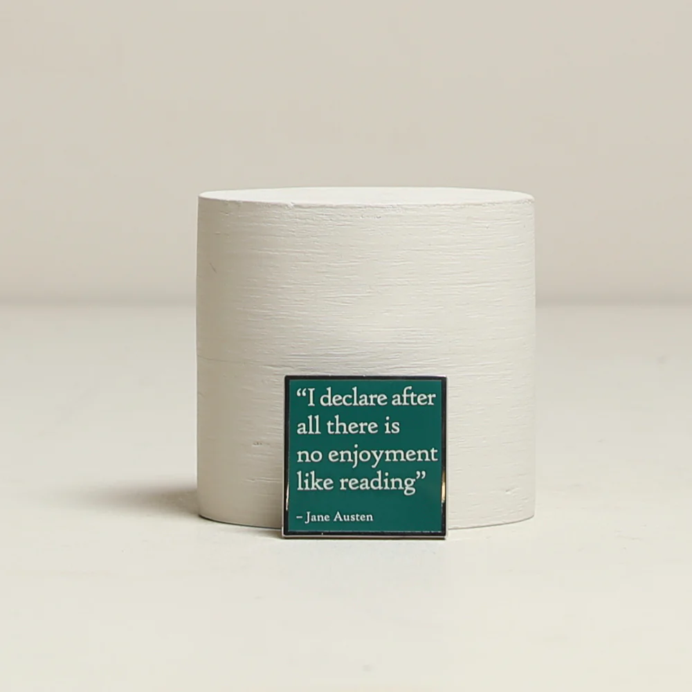 Jane Austen Quote Pin Badge - Image 2