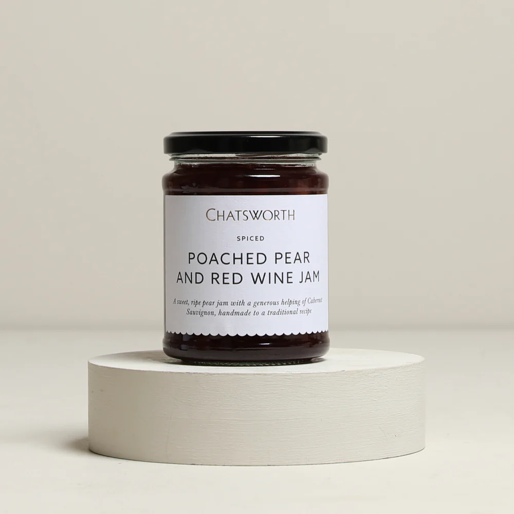 Poached Pear and Red Wine Jam