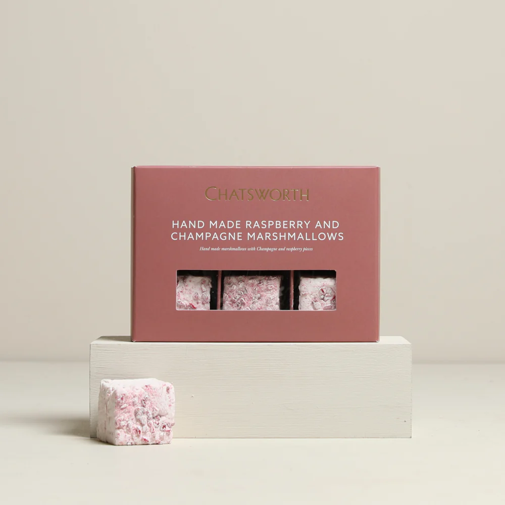 Raspberry and Champagne Marshmallows