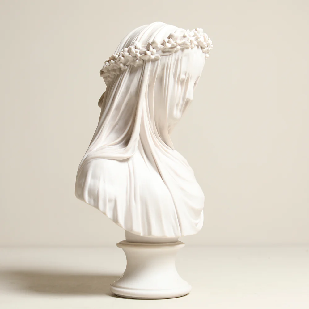 Veiled Vestal Virgin Bust - Image 3